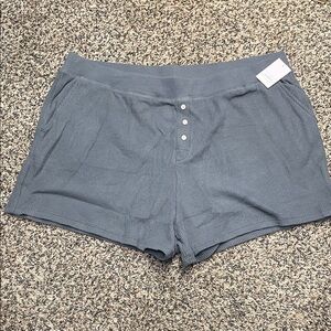 Auden Gray Women's Waffle Sleep Shorts